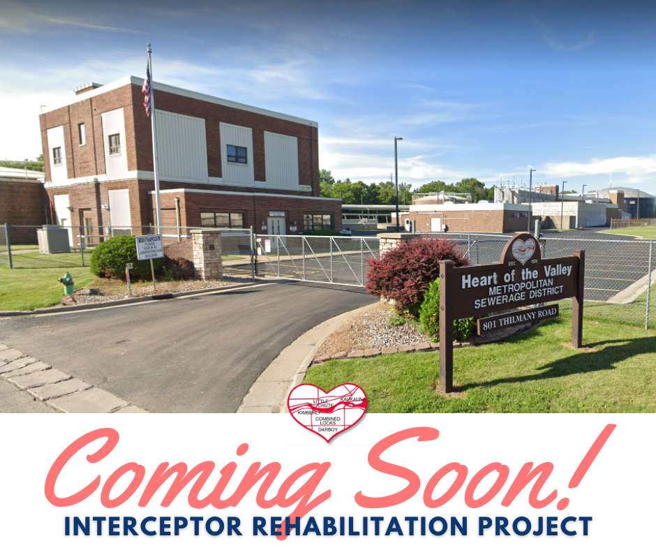 Interceptor Rehabilitation Project starts in the Spring